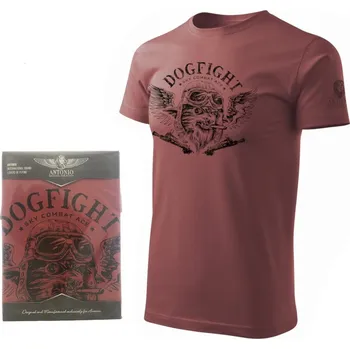 Pánské tričko Triko DOGFIGHT ČERVENÉ (Triko DOGFIGHT ČERVENÉ)
