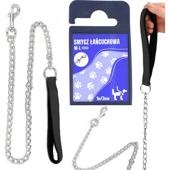 Vodítko pro psa Vodítko tradiční řetěz 1 m