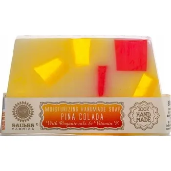 Mýdlo Glycerinové mýdlo extra jemné PINA COLADA 80g ruční výroba glycerin