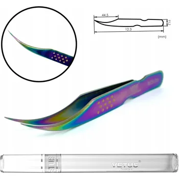 Kosmetická pinzeta Pinzeta Vetus MCS-25A, gradient