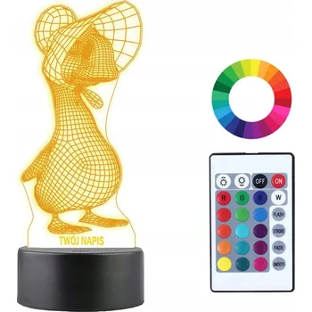 Lampička Plexido vícebarevná Noční lampa