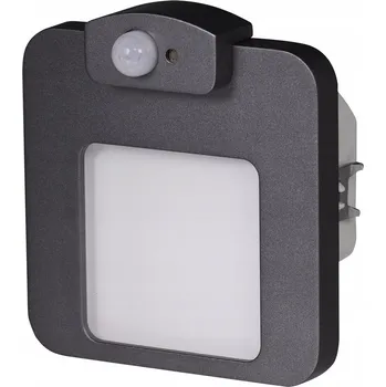 Schodišťové svítidlo Zamel Moza 1,23 W LED čtvercové stříbrné