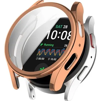 Pouzdro na mobilní telefon Pouzdro Silikonové 2v1 / displej + boky pro Samsung Galaxy Watch 7 44 mm