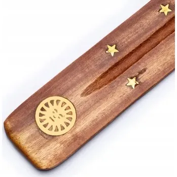 Obraz Podložka pod vonné tyčinky Magické Indie dřevo 3 x 25 cm