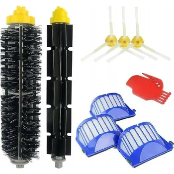 Sada příslušenství pro robotický vysavač Sada pro iRobot Roomba 600 620 630 650 651 660 697 698 6xx - Filtr a kartáče