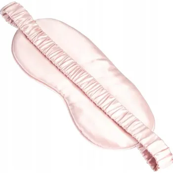 Pleťová maska HEDVÁBNÁ MASKA NA OČI Kudrlinka světle růžová