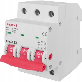 vypínač Odpínač Enext 63 V IP20 63 A