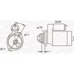 Startér MAGNETI MARELLI 063523627010