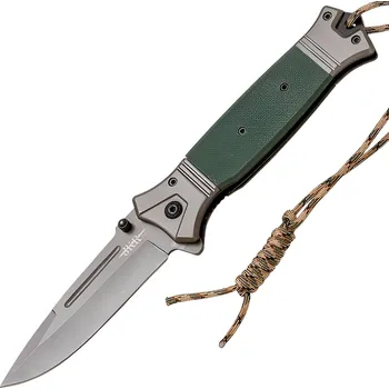 kapesní nůž JKR PRO Zavírací nůž, 9,2 cm, titan, G10, zelený