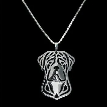 Náhrdelník CANE CORSO HLAVA č.2 - náhrdelník s přívěskem - stříbrný 1ks ŠP/MD