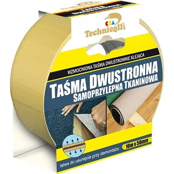 Lepicí páska TECHNICQLL OBOUSTRANNÁ TEXTILNÍ PÁSKA 10M / 50MM T-246
