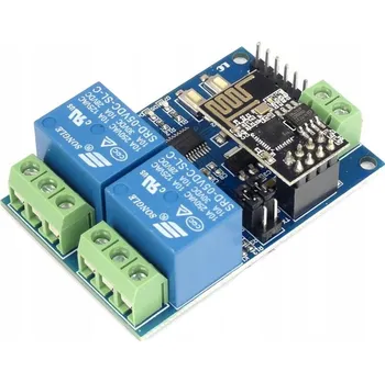 Relé Relé Elektroweb Modul se dvěma relé a WiFi ESP-01 ESP8266