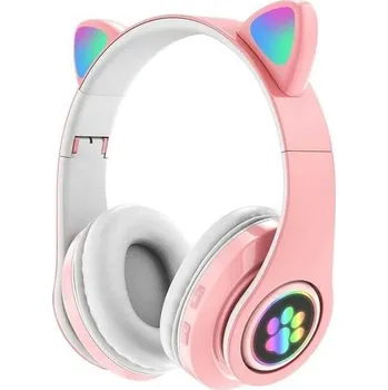 Sluchátka Cat Ear růžová