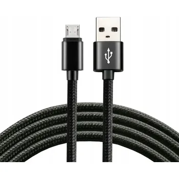 Datový kabel Kabel Everactive USB - microUSB typ B 2 m černý
