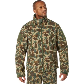 Pánská softshellová bunda Bunda TACTICAL s kapucí softshell FRED BEAR CAMO vel. L (Bunda TACTICAL s kapucí softshell FRED BEAR CAMO vel. L)
