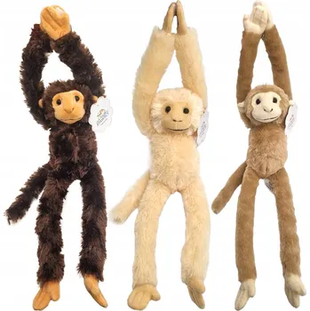 plyšák ZÁVĚSNÁ plyšák OPICE na suchý zip plyšák GIBON 57 cm