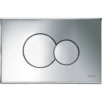 Splachovací tlačítko Splachovací tlačítko pro WC Koło ECLIPSE TECHNIC stříbrné