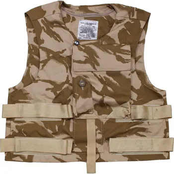 Pánská vesta Vesta britská FLAK cvičná bez výplně DPM DESERT vel. 190/120 (Vesta britská FLAK cvičná bez výplně DPM DESERT vel. 190/120)