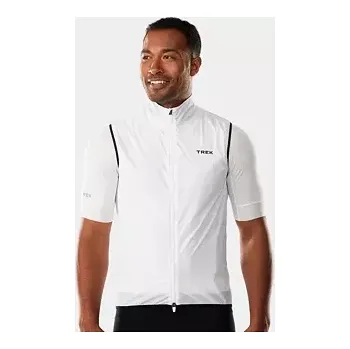 Cyklistická vesta Vesta TREK Circuit Windshell Cycling White velikost M