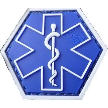 Nášivka Nášivka plastová EMS se suchým zipem MODRÁ (Nášivka plastová EMS se suchým zipem MODRÁ)
