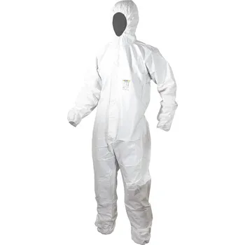 Jednorázový oděv Kombinéza ochranná SECUTEX PRO typ 5/6 s kapucí BÍLÁ vel.XL (Kombinéza ochranná SECUTEX PRO typ 5/6 s kapucí BÍLÁ vel.XL)