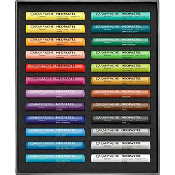 Kresba Olejové pastelky Caran d'Ache Neopastel, sada 24 ks