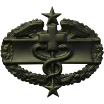 Odznak US COMBAT MEDICAL 3rd AWARD ČERNÝ (Odznak US COMBAT MEDICAL 3rd AWARD ČERNÝ)