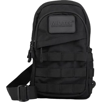 turistický batoh Batoh CROSSBODY s MOLLE vazbou ČERNÝ (Batoh CROSSBODY s MOLLE vazbou ČERNÝ)