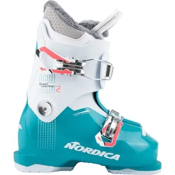 Sjezdové boty Nordica Speedmachine J 2 Girl tyrkysová/bílá/růžová 195