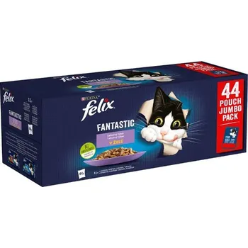 Krmivo pro kočku Nestlé Česko s.r.o. Felix cat kaps.-Fant.Multipack mas.výběr v želé 44 x 85 g