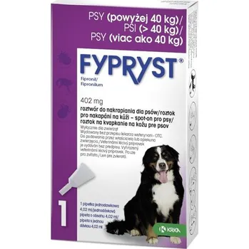 Antiparazitikum pro psa KRKA, d.d., Novo Mesto Fypryst spot on a.u.v. XL (pes nad 40kg) sol 1x4,02 ml