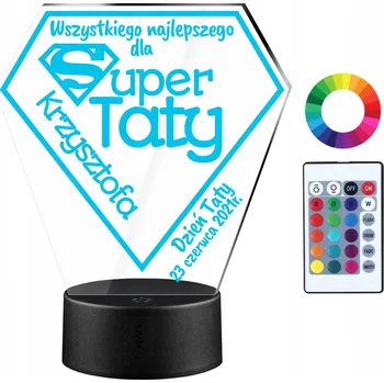 Lampička Plexido vícebarevná Noční lampa