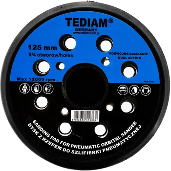 Brusný kotouč PRUŽNÝ TALÍŘ SE SUCHÝM ZIPEM PRO BRUSKU 125 mm