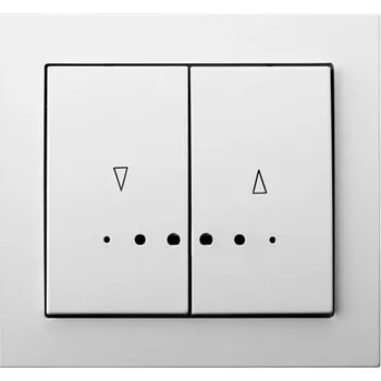 vypínač Žaluziový vypínač pod omítku Ospel bílý ŁP-7WS/00