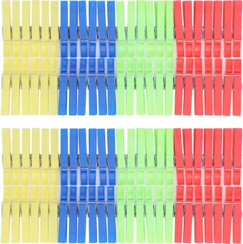 KOLÍČKY NA PRANÍ SPONKY 100 sponek na ponožky a spodní prádlo, silné ručníky