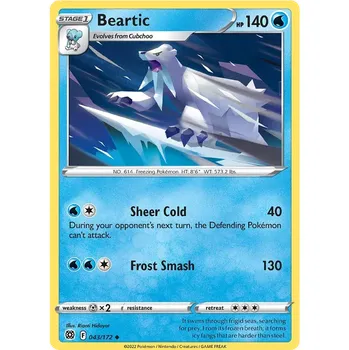 Sběratelská karetní hra Pokémon TCG Beartic 043/172 - Reverse Holo