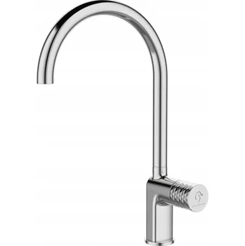 Vodovodní baterie Kuchyňská baterie stojánková Sea-Horse OVE CHROME stříbrná