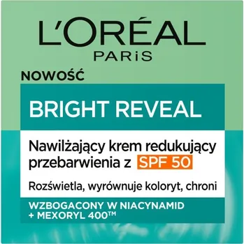 Pleťový krém L'Oréal Paris, Bright Reveal hydratační krém proti skvrnám s SPF50 50ml