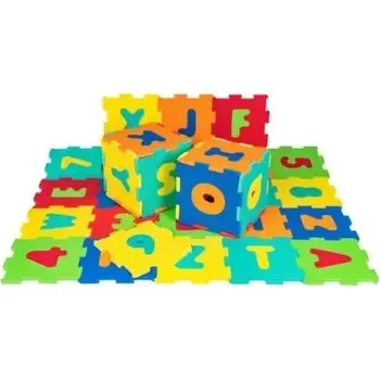 Pěnové puzzle Písmena a čísla, 20cm