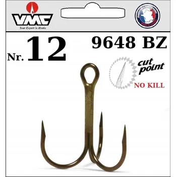 Rybářský háček Trojháčky na dno, přívlač a plavané VMC 9648 10 ks
