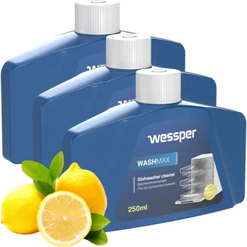 3X Wessper Čistič / Tekutý Čisticí Prostředek do Myčky Nádobí - Citron