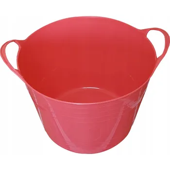 Obraz Volně stojící koš na prádlo Jagiełło 26 l červený (červený)