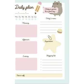 Blok Týdenní plánovač Pusheen A5