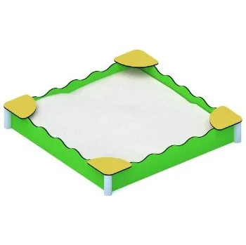 Doplněk pro dětské hřiště Playground System Antivandal pískoviště 3 x 3 m