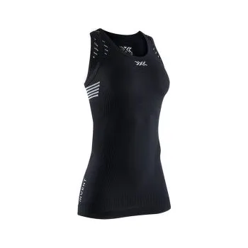 Dámské tričko X-Bionic Invent LT Singlet Women Opal Black/Arctic White černá M