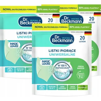 Prací prášek Dr. Beckmann MAGIC Ubrousky Prací Listy Univerzální pro Praní 60 praní