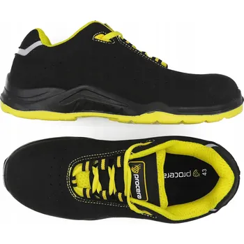 Pracovní obuv PRACOVNÍ OBUV PÁNSKÁ BOZP Z MIKROVLÁKNA S KOVOVOU ŠPIČKOU REFLEXNÍ PRVKY S1 VELIKOST 42