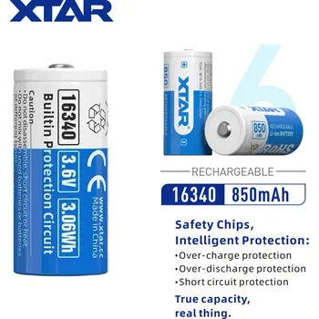 Článková baterie Xtar 16340 850mAh Li-Ion