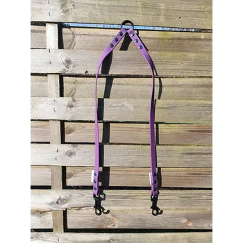 Vodítko pro psa RAK-Brno Rozdvojka hexa 16 mm - fialová Délka: 25 cm