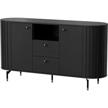 Komoda Nábytek PEGAS s.r.o. Komoda ZANTE 2D2S, Černá mat